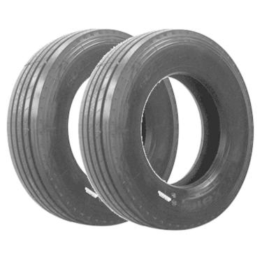 Imagem de Kit 02 Pneu 914 215/75R17.5 127/124M Ktx816 Liso Goodtrip