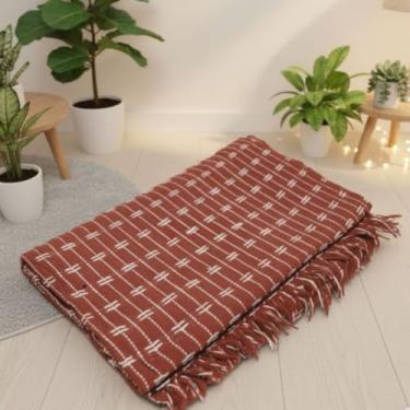 Imagem de Manta Para Sofá Grande Bordada Tijolinho 2,40 x 1,80 Luxuosa Tipo Capa Protetora (Verniz)