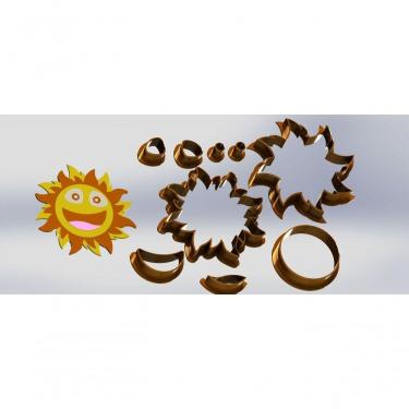 Imagem de Cortador Mundo Bita Sol Modular Tamanho 5Cm