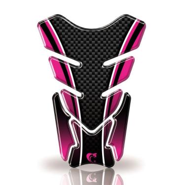 Imagem de Protetor De Tanque Adesivo Moto Honda, Yamaha E Suzuki Rosa