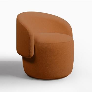 Imagem de Poltrona Orgânica Beatriz Boucle Elegante 7 Decor Terracota