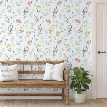 Imagem de Papel De Parede Hana Floral Colorido 1901-4