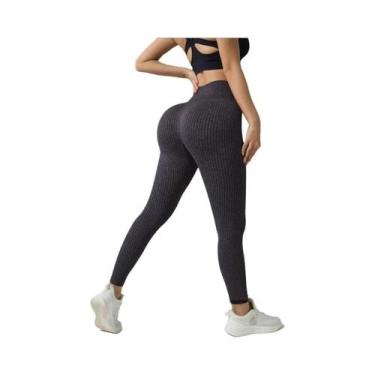 Imagem de Calças De Yoga Sem Costura Para Mulheres Com Controle De Barriga, Legg