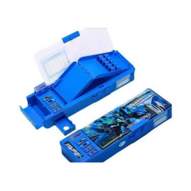 Imagem de Estojo De Lápis Multifuncional Com Fechadura De Senha De Grande Capaci