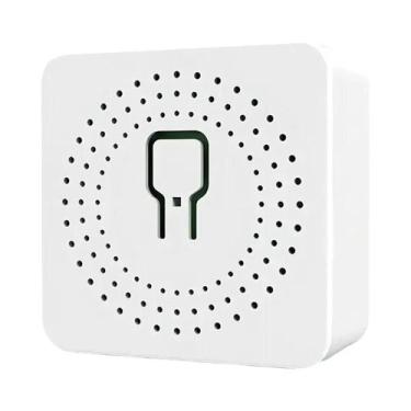 Imagem de Interruptor Inteligente WiFi 16A Tuya Mini Com Controle De 2 Vias Para