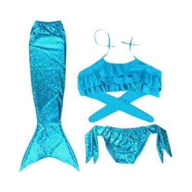 Imagem de Cauda de sereia para crianças 2025 novas meninas cosplay sereia cospla