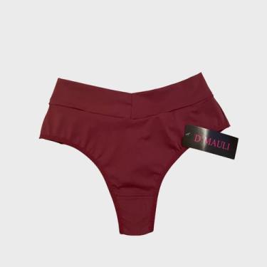 Imagem de Calcinha Cós Fio Duplo DMauli - MF, Rubro, P