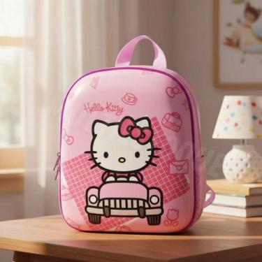 Imagem de Mochila Infantil Hello Kitty Tamanho P - Rosa - Max Toy