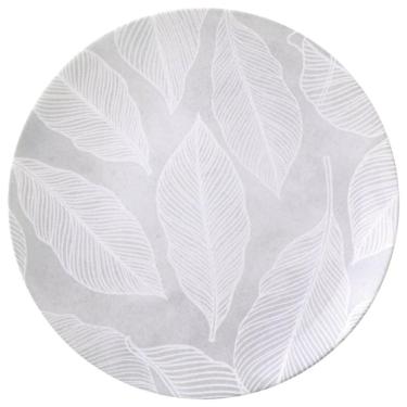 Imagem de Conjunto 12 Pratos Rasos Tramontina Arbo 25cm em Porcelana Decorada Cozinha Mesa Posta