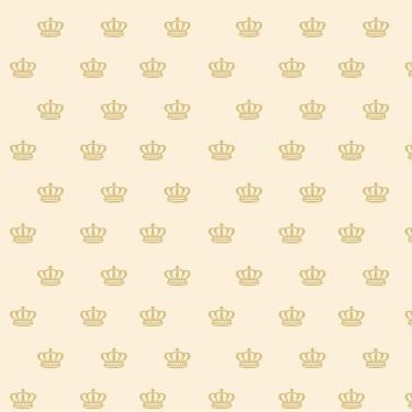 Imagem de Papel De Parede Com Coroas Douradas Bebê Infantil Adesivo