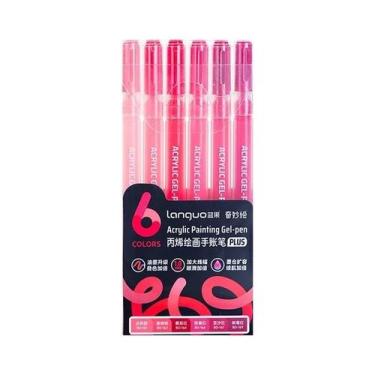 Imagem de Canetas De Gel Acrílico De 90 Cores Com Tinta De Grande Capacidade Par