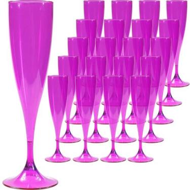 Imagem de 40 Taças Champanhe Espumante Brindar Festa Acrilico 170Ml - Jlk Plasti