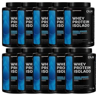Imagem de Kit 10X Whey Protein Isolado - 900g Coco - Dux Nutrition-Masculino