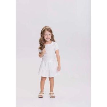 Imagem de Conjunto Menina Blusa e Saia com Short Alakazoo Ref. 46860-Feminino