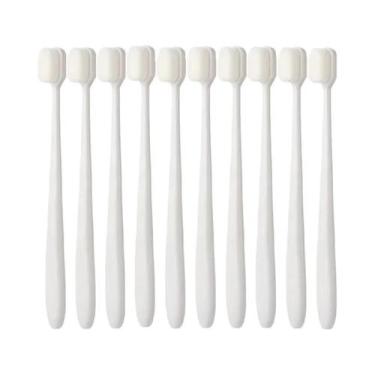 Imagem de Escova De Dentes Macia Para Adultos 20/10PCS Com Cerdas Nano Para Limp