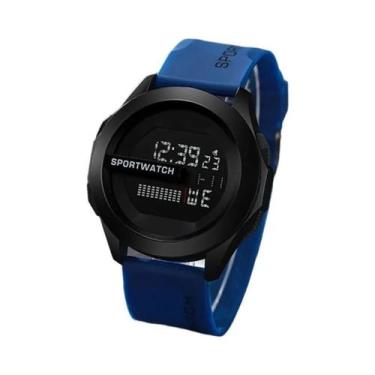 Imagem de Relógio Digital Militar À Prova d'Água Para Homens, Cronômetro Luminos