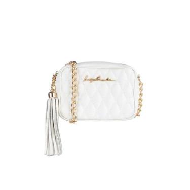 Imagem de Bolsa luiza barcelos pequena clássica corrente 77770594, UN, Off white