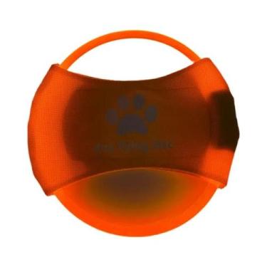 Imagem de Disco Voador LED Para Cães, Brilha No Escuro, Brinquedo Para Treinamen