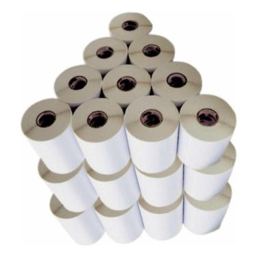 Imagem de Etiqueta Térmica Adesiva 10x15 100x150 Serrilhada Kit 30 Rolos para Identificação