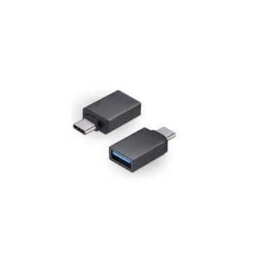 Imagem de Adaptador da MD9 USB 3.0 Fêmea X USB C Macho OTG Preto