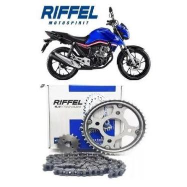 Imagem de Kit Relação Honda Cg 160 Titan Fan Cargo Titan ESDi Start 2016 2022 Or