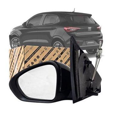 Imagem de Retrovisor Esquerdo (motorista) Fiat Argo Cronos Manual com Capa Verme