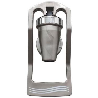 Imagem de Torneira Cinza Com Detalhe Branco P/ Purificador IBBL FR600 - Lazários