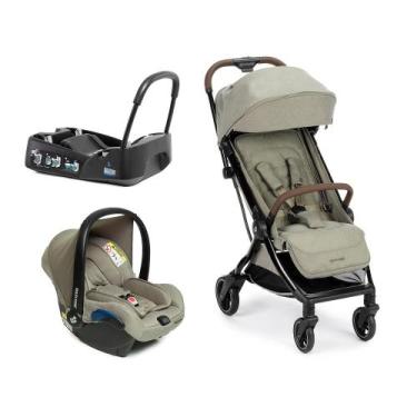 Imagem de Carrinho de Bebê Com Bebê Conforto e Base Travel System Eva³ Luxe TRIO