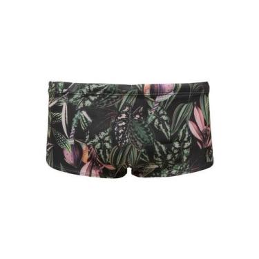 Imagem de Sunga Ellus Asa Native Forest Black, M, Preto