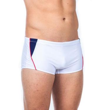 Imagem de Sunga Elite Proteção UV 50 Masculina, Branco, GG