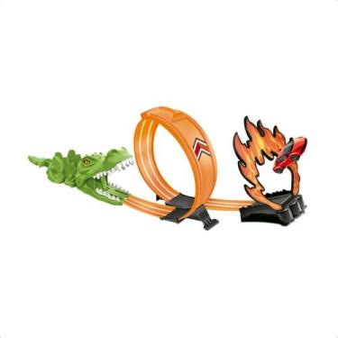 Imagem de Brinquedo Super Pista Loop de Dinossauro com Carrinho de Metal Manobra