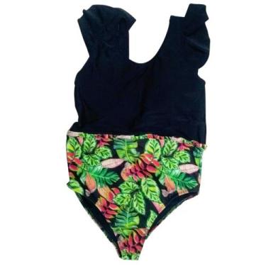 Imagem de Maiô Plus Size com Babado Coleção Verão Fashion - Hugulê, Estampa 6, P