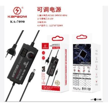 Imagem de Fonte Regulável Digital 5A 3-12V Modelo KA-7090 - KAPBOM
