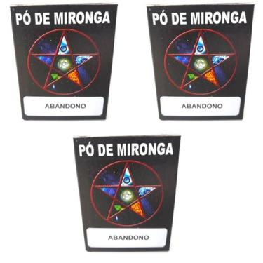 Imagem de Pó de Mironga Abandono Ritual Umbanda Macumba Exu Magia Simpatia Kit 3