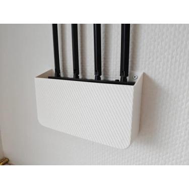 Imagem de Suporte Para Roteador Modem Wi-fi Adesivo Organizador - Blume