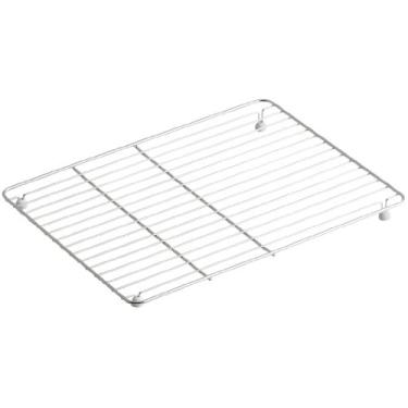 Imagem de KOHLER K-6237-ST Riverby Riverby, suporte para pia de mão esquerda, aço inoxidável, 2,5 x 47 x 35,8 cm