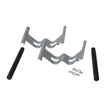 Imagem de URO Parts Kit de instalação de pastilha de freio 99635195901, 2 pinos de retenção, 2 clipes de mola, 2 clipes de fixação