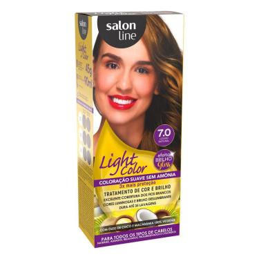 Imagem de Tintura Light Color 7 0 Louro Natural Salon Line