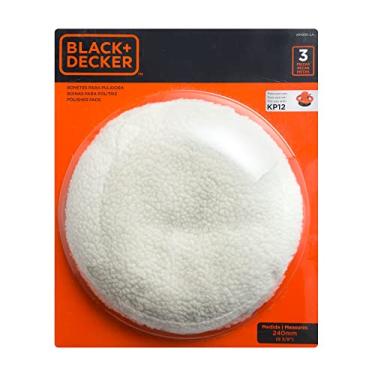 Imagem de BLACK+DECKER Boinas de Polimento 10 Polegadas, Ideal para Politriz, Modelo WP1200, 3 Unidades