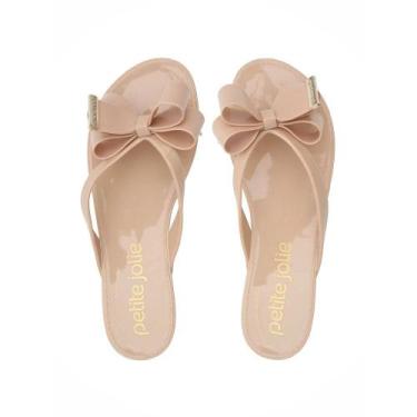 Imagem de Chinelo Feminino Lucky Nude Com Laço Petite Jolie