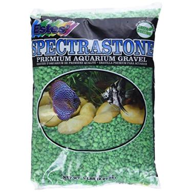 Imagem de Spectrastone Cascalho de aquário verde Permaglo para aquários de água doce, saco de 2,2 kg