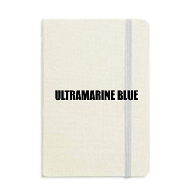 Imagem de Caderno com nome da cor azul ultraleve capa dura diário diário A5 presente