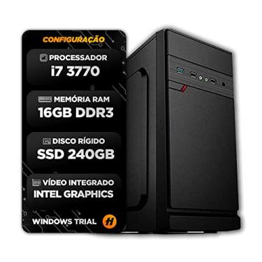 Imagem de CPU HERTZ INFORMATICA INTEL CORE I7 16GB DE RAM SSD 240GB GABINETE
