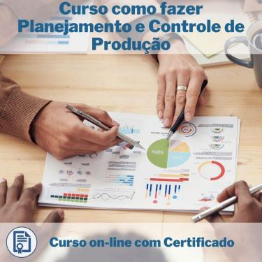 Imagem de Curso Online em videoaula de como fazer Planejamento e Controle de Produção com Certificado + 2 brindes