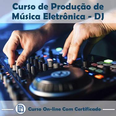 Imagem de Curso online em videoaula sobre Produção de Música Eletrônica - DJ com Certificado + 2 brindes