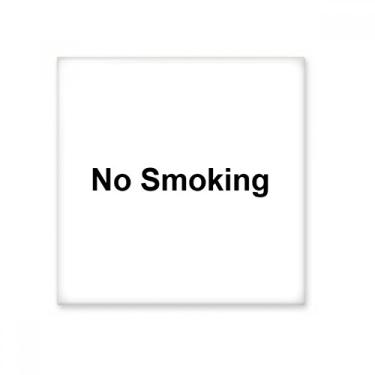 Imagem de Símbolo de aviso de fumo azulejo de cerâmica brilhante decalque pedra adornada tijolo vitrificado