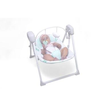 Imagem de Cadeira De Descanso Bebê Automática Balance  Azul Baby Style