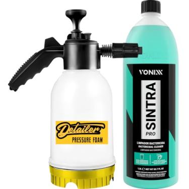 Imagem de PULVERIZADOR MANUAL E SNOW FOAM HÍBRIDO 2 EM 1 – 2L DETAILER + SINTRA PRO 1,5 L VONIXX