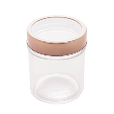 Imagem de LYOR - Pote de Vidro com Tampa de Metal e Acrílico Gastro Rosé 350ml