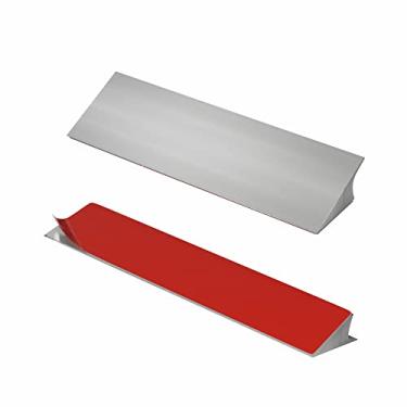 Imagem de Maçaneta de porta autoadesiva HRX - Fácil de instalar e colar sem parafusos em vidro, madeira, metal, plástico - Maçaneta de portas deslizantes para painéis de cozinha, gavetas e cômodas - pacote com 2